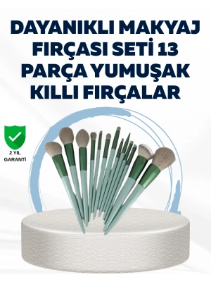 Profesyonel Kullanıma Uygun 13 Parça Makyaj Fırçası Takımı Fiber Kıllı