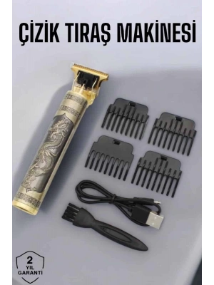 Profesyonel Şarjlı Saç ve Sakal Şekillendirici Çizik Tıraş Makinesi