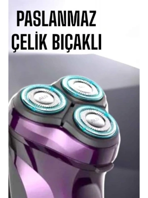 Profesyonel Şarjlı Saç ve Sakal Tıraş Makinesi Hassas Kesim