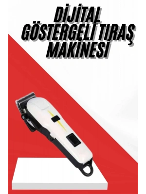 Profesyonel Şarjlı Tıraş Makinesi Turbo Kablosuz Saç Kesme Makinesi