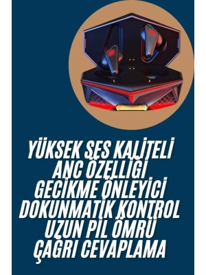 Profesyonel TWS Işıklı Kablosuz Bluetooth Kulaklık Oyuncu Kulaklığı