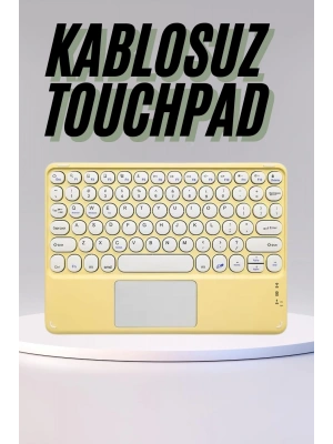 Profesyonel Wifi Q Klavye Bluetooth Klavye Touchpad 10.8 Inç