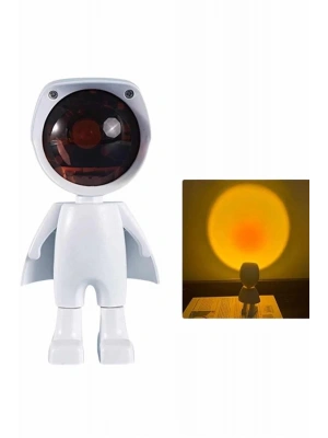 Projeksiyon Güneş Lambası Astronot Gün Batımı Projektör LED Işıklı