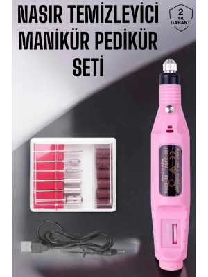 Protez Tırnak Manikür ve Pedikür Seti Elektrikli