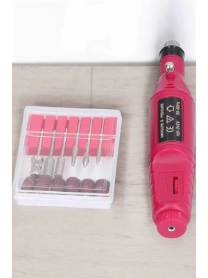 Protez Tırnak Manikür ve Pedikür Seti Elektrikli