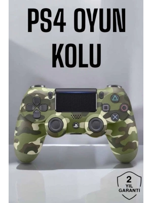 PS4 Oyun Kolu Kamuflaj Desenli Joystick