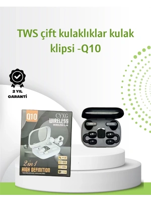 Q10 Bluetooth Kulaklık – Hafif, Şık Tasarım, Güçlü Pil ve Net Çağrı Kalitesi