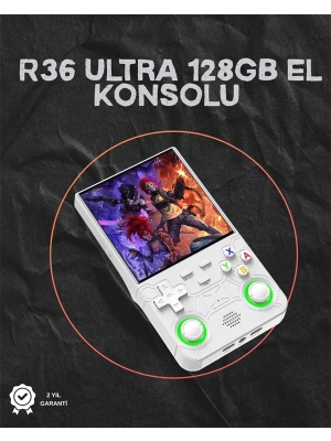 R36 Ultra Taşınabilir Konsol – 3000 mAh Batarya, WiFi ve RGB Destekli, 30.000 Oyun