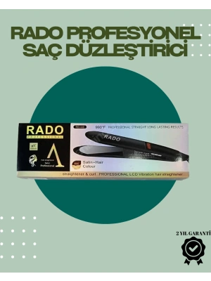 Rado RD-446 – Titanyum Seramik, 2.5 Metre Kablo, Hızlı Isınan Saç Düzleştirici