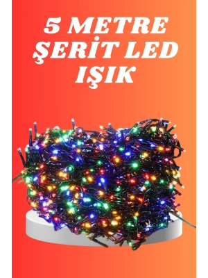 Renkli Her Ortama Uygun 5 Metre Led Işık Renkli Aydınlatma