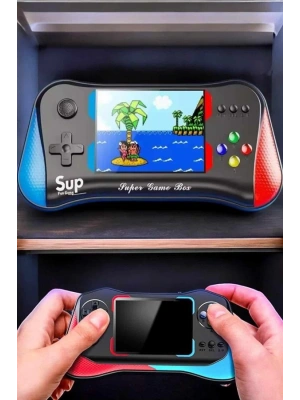 Retro 500 Oyunlu Nostaljik Oyunlu El Atari Gamebox Oyun Konsolu Çift Destekli