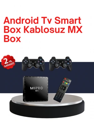 Retro Oyun Konsollu Akıllı Android TV Kutusu