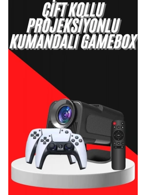 Retro Video Oyunu Konsolu Android Tv El Oyun Konsolu WIFI Taşınabilir Projeksiyon Cihazı