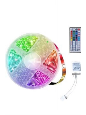 RGB Neon Şerit Led Lamba 10 Metre İç Mekan Tasarımına Uygun