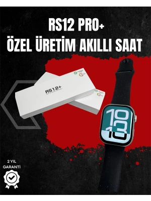 RS12 PRO+ Titanyum Kasa Akıllı Saat – Uyku ve Nabız Takibi, Suya Dayanıklı, Bluetooth Arama