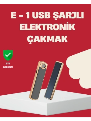 Rüzgar Geçirmez Elektronik Çakmak – Modern Tasarım, Metal Gövde