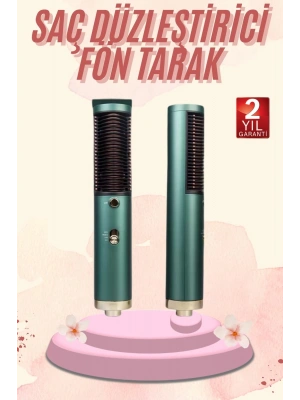 Saç Düzleştirici Fön Makinesi Saç Fırçası Profesyonel Üflemeli