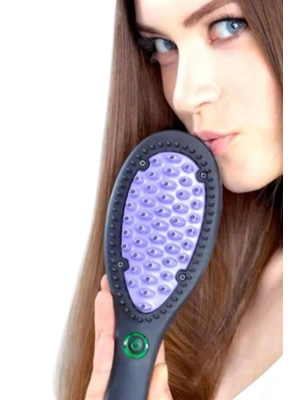 Saç Düzleştirici Fön Tarak Elektrikli Sıkı Dişli Tarak