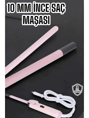 Saç Düzleştirici İnce Bukleler İyon Özelliği Taşınabilir Döner Kablo