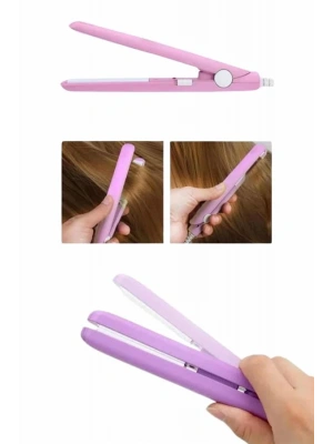 Saç Düzleştirici Pürüzsüz Parlaklık Seyahat Tipi Taşınabilir Seramik Kaplama