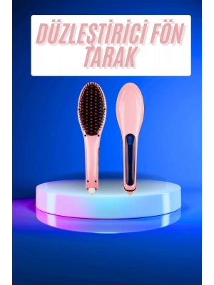 Saç Düzleştirici Tarak Dijital Göstergeli Seramik Kaplama Sıkı Dişli