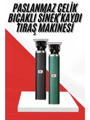 Saç Sakal Ense Paslanmaz Çelik T-Bıçak Vücut Tıraş Makinesi