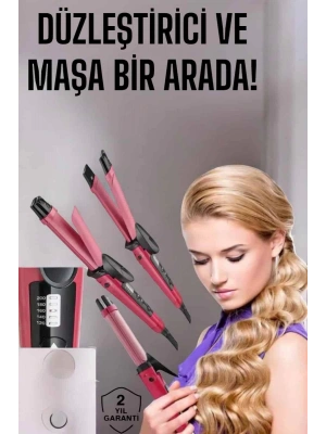 Saç Şekillendirici Düzleştirici Ve Maşa Isı Ayarlı