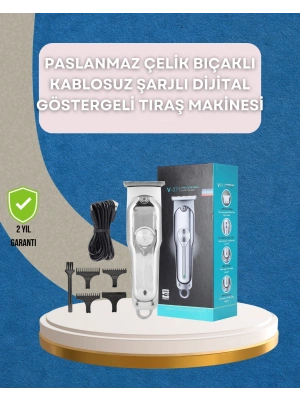 Saç ve Sakal Kesme Makinesi – Şarjlı, Profesyonel Performans, Ayarlanabilir Uzunluk