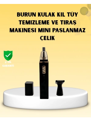 Şarjlı burun ve kulak kılı temizleme cihazı