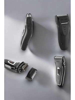 Şarjlı Paslanmaz Çelik Bıçaklı ve Kablosuz Saç Sakal Tıraş Makinesi