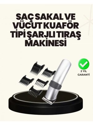 Şarjlı ve Kablosuz Tıraş Makinesi – Her Yerde Rahat Kullanım