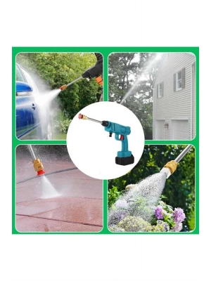 Şarjlı Ve Yüksek Basınçlı Oto Yıkama Makinesi Ve Sulama Tabancası Bahçe Yıkama Makinesi