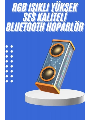 Şeffaf Mecha Taşınabilir Bluetooth Hoparlör Kablosuz Yüksek Ses Kaliteli