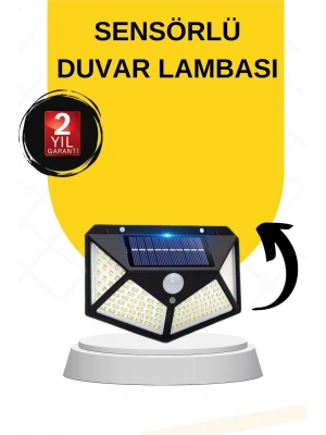 SENSÖRLÜ GÜNEŞ ENERJİLİ DUVAR LAMBASI