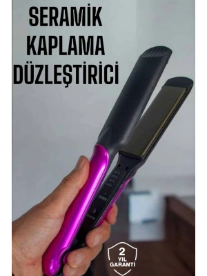 Seramik Kaplama Isı Ayarlı Yıpranma Karşıtı Saç Düzleştirici
