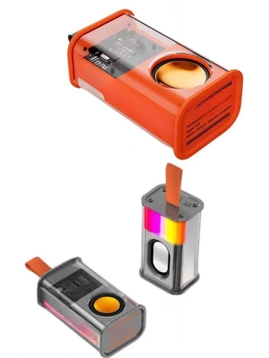 Ses Bombası Mini Işıklı Taşınabilir Bluetooth Speaker Hoparlör