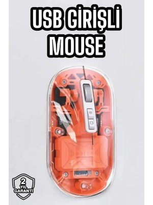 Sessiz Kablosuz USB Girişli Mouse Fare Yüksek Performanslı