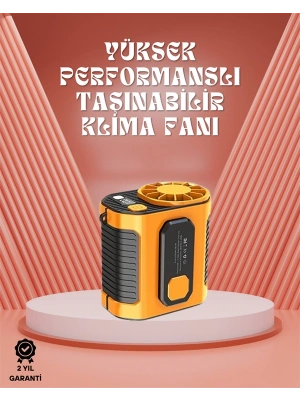 Sessiz Turbo Fan – Kamp, Spor, Ofis İçin Taşınabilir Mini Soğutucu