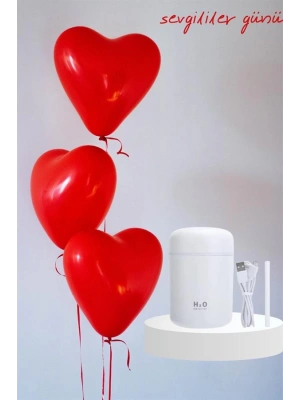 Sevgiliye Hediye Led Işıklı Hava Nemlendirici USB Şarjlı Sevgiliye Özel