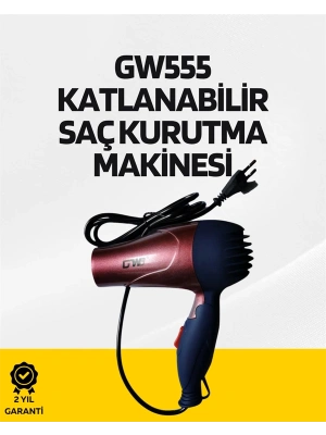 Seyahat Tipi Saç Kurutma Makinesi | 1500W Yüksek Performans, Katlanabilir ve Hafif Tasarım