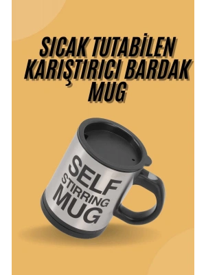 Sıcak Tutan Termos Bardak Kendi Kendini Karıştıran Mikser Kupa