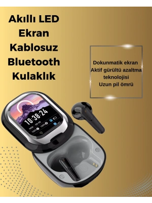 Şık, Akıllı ve Güçlü: LED Ekranlı Kablosuz Kulaklık Seti