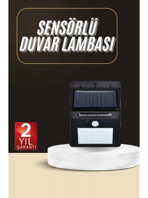 Solar Dekoratif Lambası Sensörlü Led Işık Bahçe Aydınlatma