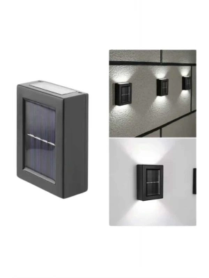 Solar Lamba Dekoratif Aplik Su Geçirmez Led Işıklı Duvar Lambası
