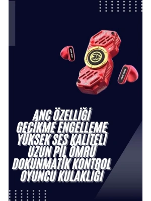 Stres Çarklı Oyuncu Kulaklığı Güçlü Bass Gamer Bluetooth Kulaklık Kablosuz