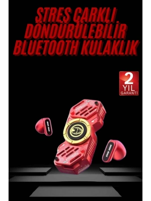 Stres Çarklı Oyuncu Kulaklığı Güçlü Bass Gamer Bluetooth Kulaklık Kablosuz