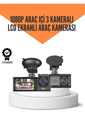 TA-01 LCD Ekranlı Gece Görüşlü Araç Kamerası