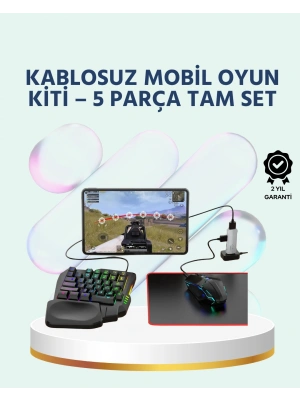 Tak-Çalıştır Mobil Oyun Seti – X8 Pro Teknolojili Klavye Mouse Kombo