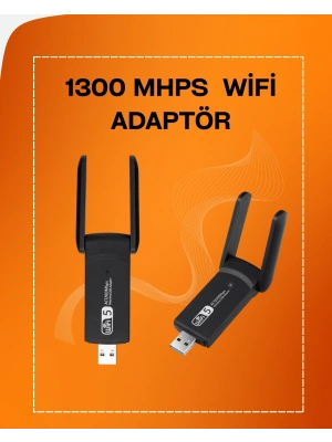 Tak-Çalıştır Özellikli Çift Bant WiFi Adaptör – 1200 Mbps
