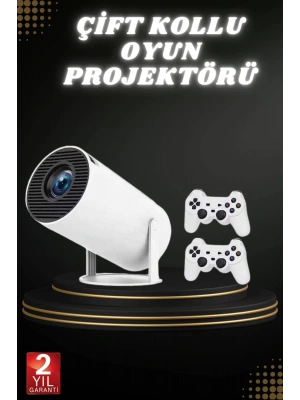 Taşınabilir Android Projeksiyon Ayaklı Çift Kollu 4K Çözünürlüklü Sinema Projeksiyonu